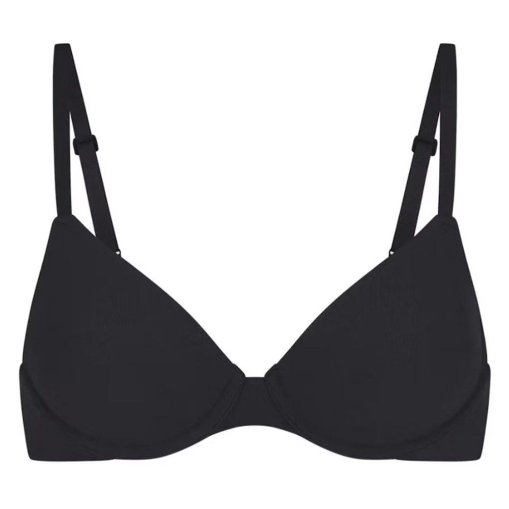 Skims Fits Everybody T-Shirt Bra BA-DEM-9221 Onyx, 32A‎